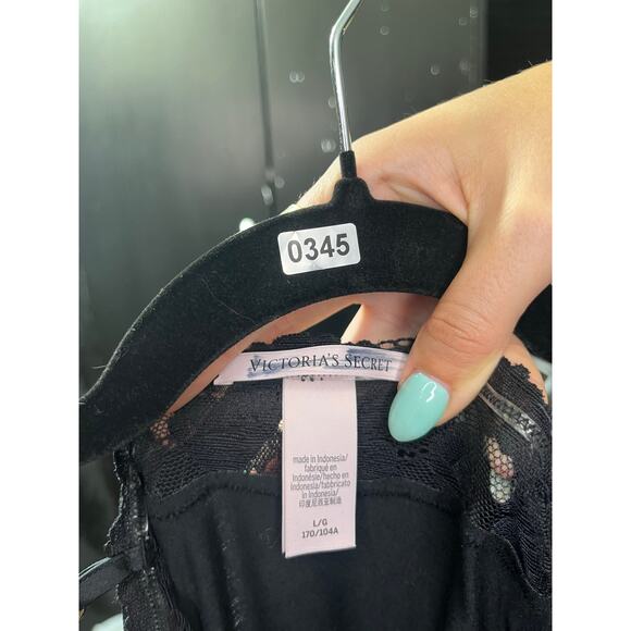 Victoria’s Secret Black‎ Modal Lace Slip Dress - Picture 3 of 6